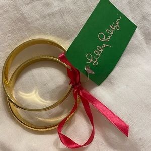 Lily Pulitzer gold bracelets!